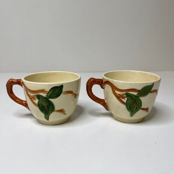 Franciscan Apple Tea Cup and Saucer Set of 2 Coffee Mugs England Stamp - Picture 4 of 15
